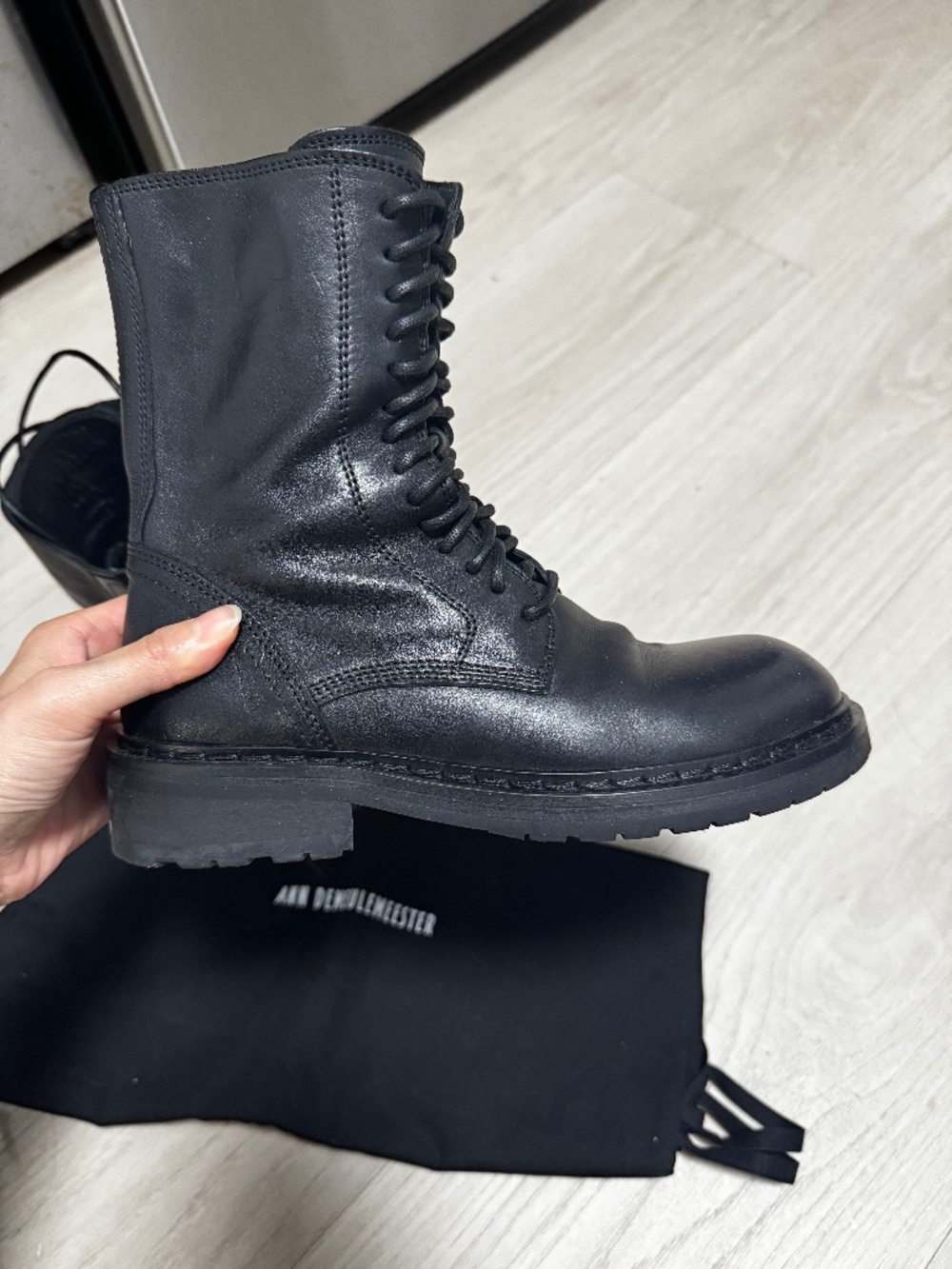 Ann Demeulemester Danny Boots short